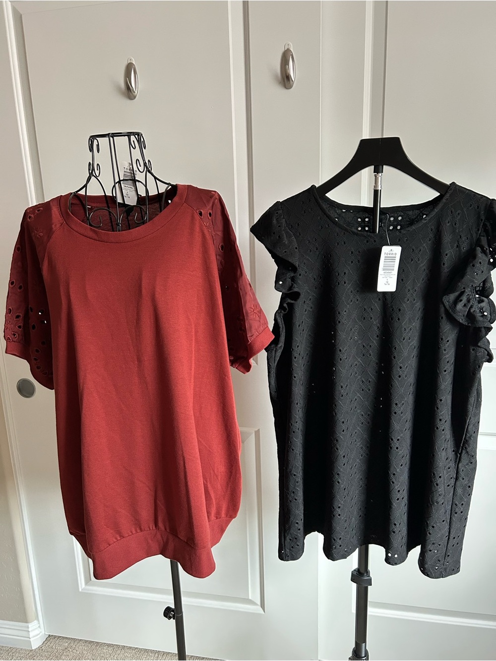 2 torrid Short Sleeve Tops NWT